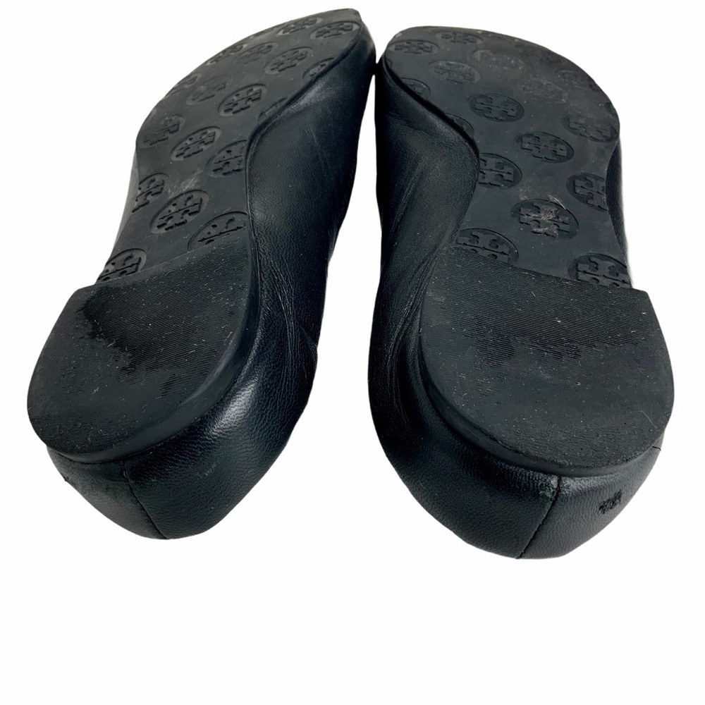 SOLD ***TORY BURCH Reva Black Flats. SZ 8.5 - Picture 10 of 15